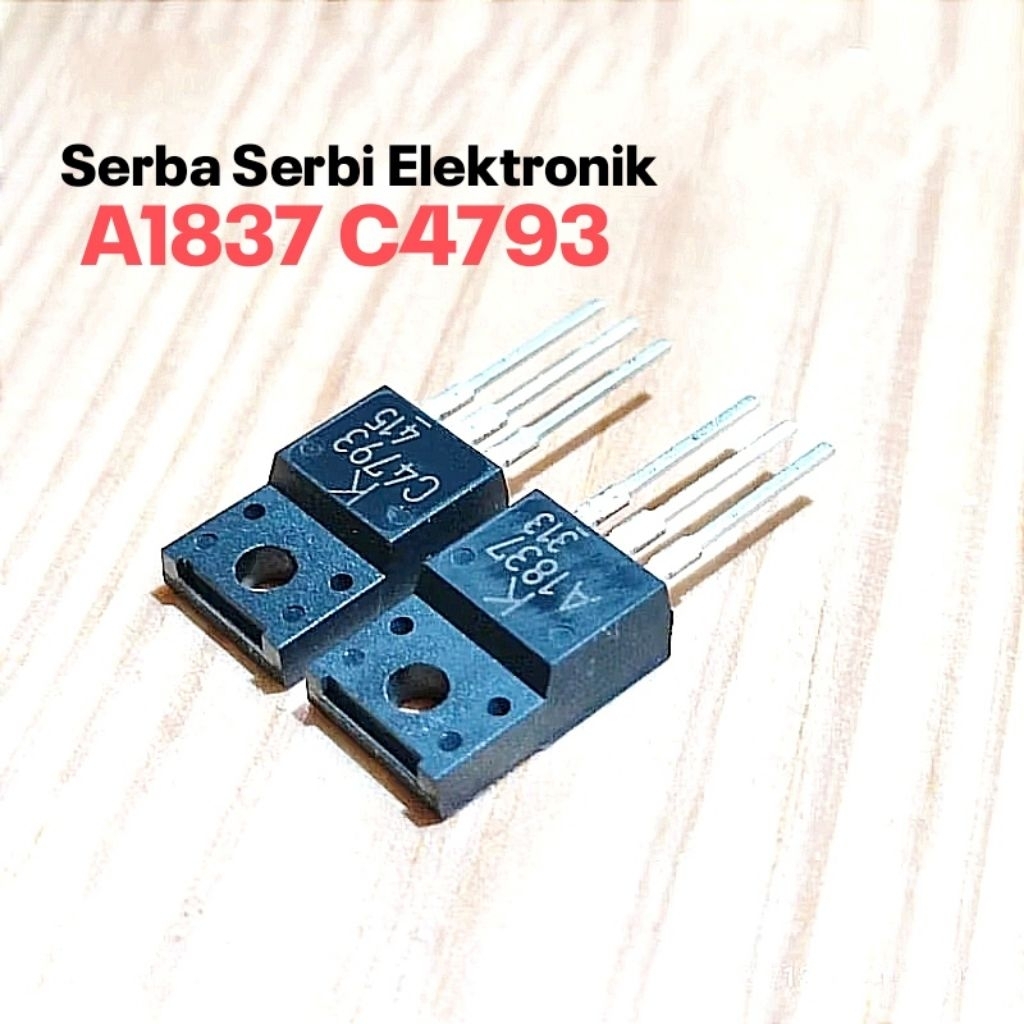 1 ชุด TRANSISTOR DRIVER A 1837 C 4793 A1837 C4793 ORIGINAL KEC