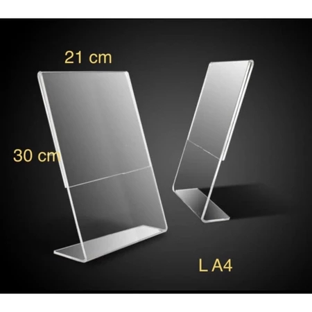 อะคริลิค Brochure HOLDER / เต็นท์การ์ด DISPLAY / เต็นท์ HOLDER L A4 30 cm x 21 cm (NM)|A5 21 ซม. x 1