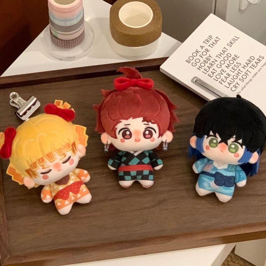 Kimetsu no yaiba/Demon Slayer Plushie 10 cm, zenitsu, tanjiro, inosuke Plushie