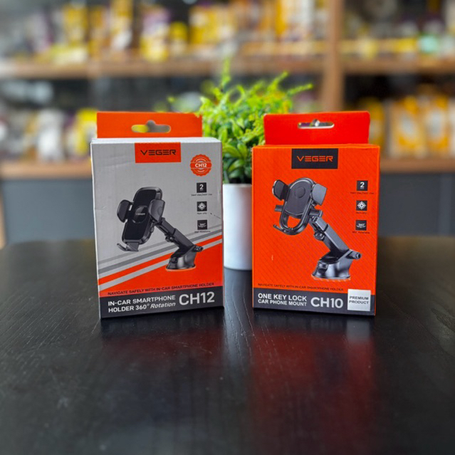VEGER ที่วางรถยนต์ CH12//CH10360°NON-SLIP ROTATION