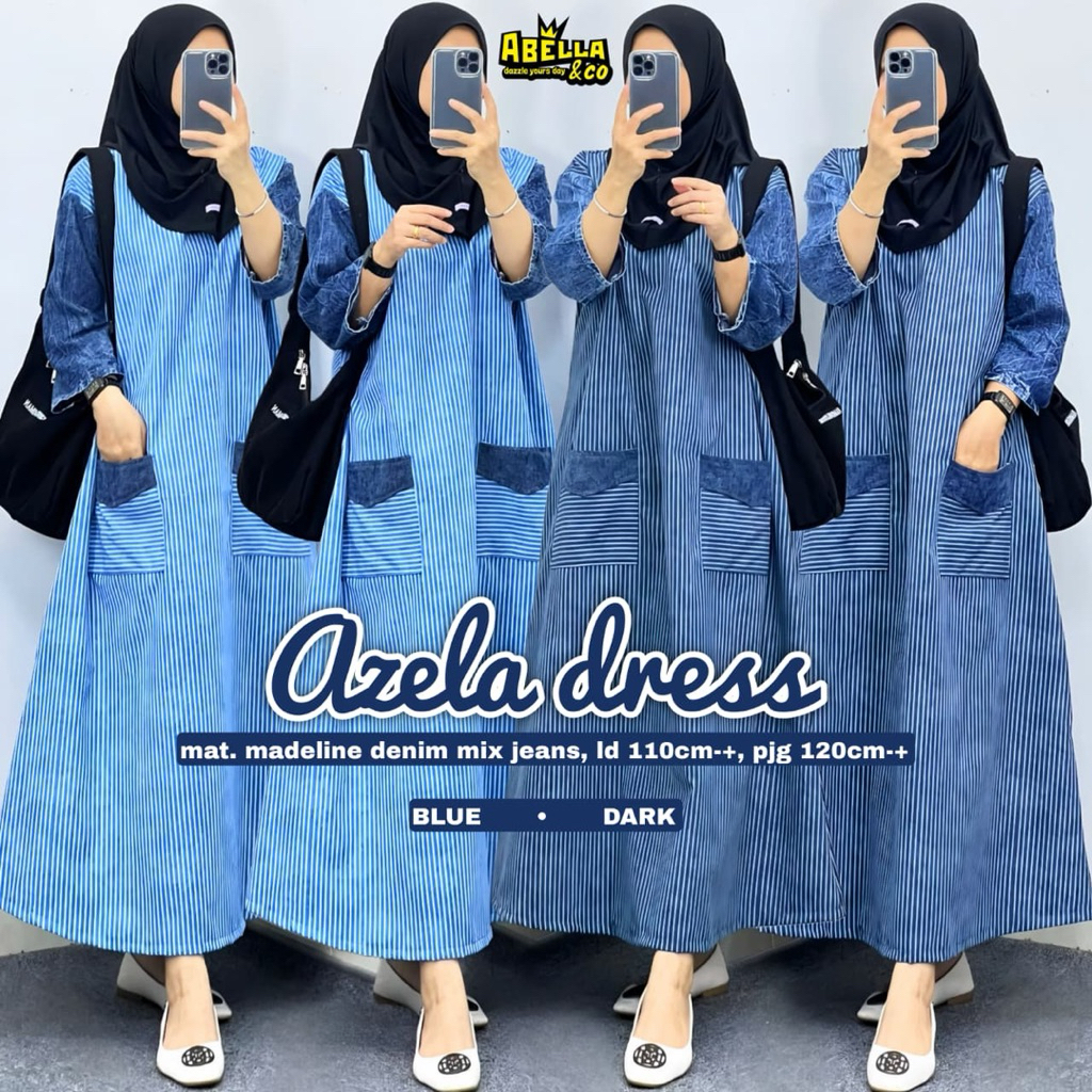 Azela Dress Premium Realpict by Athaya