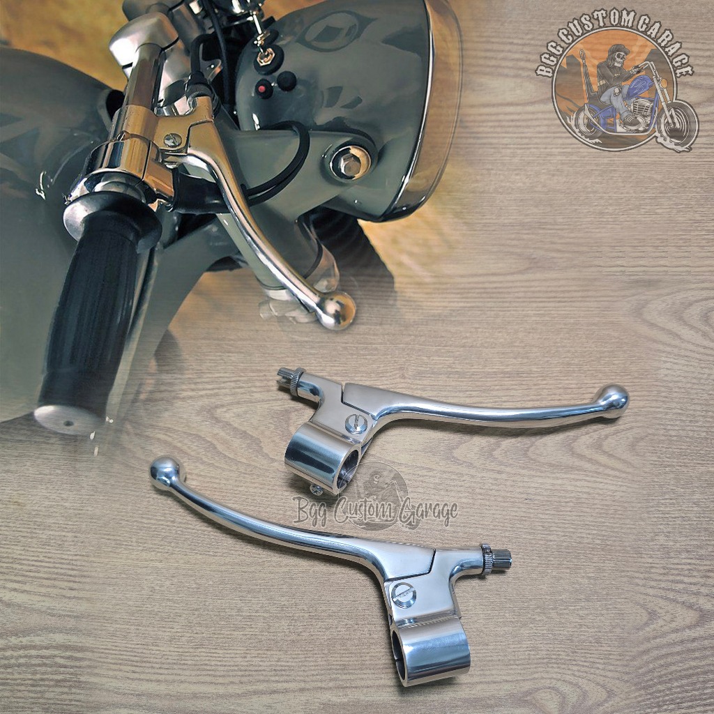 ด้ามจับย้อนยุค รุ่น AMAL. Universal Classic คลัทช์เบรค Handl 22 mm Triumph BSA RE Chopper British Tracker AJS
