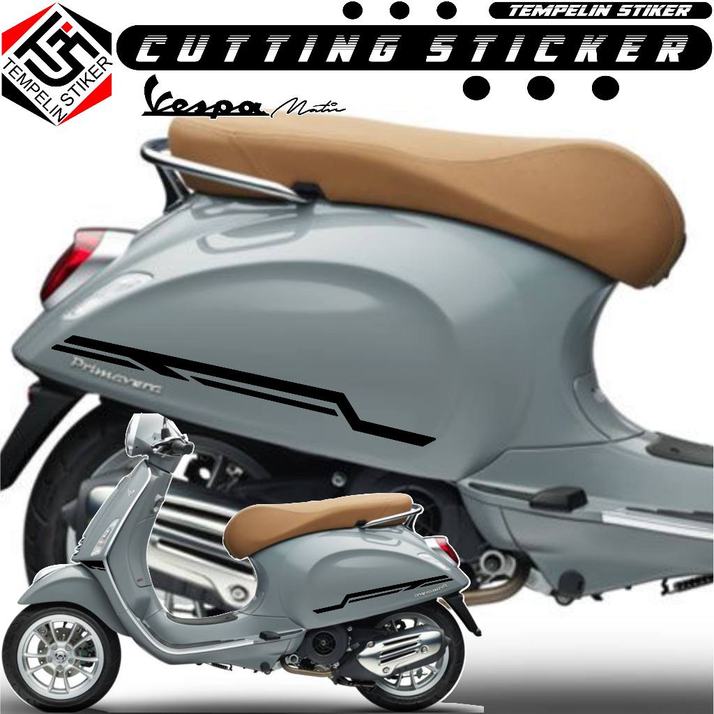 สติ๊กเกอร์ตัด VESPA MATIC/C.378/VESPA STRIPING/สติ๊กเกอร์ VESPA/MOTORCYCLE STRIPING/ชุดหนึ่งสติ๊กเกอ