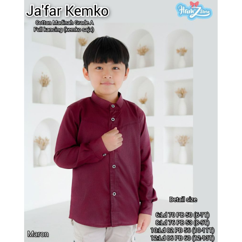 เสื้อเชิ้ตเด็กชาย KEMEJA Kemko jafar