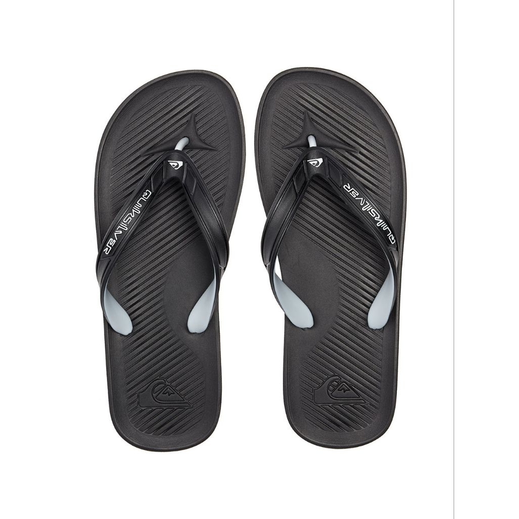 Quiksilver Haleiwa Core Flip Flop สีดํา รองเท้าแตะดั้งเดิม