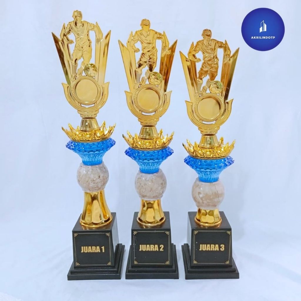 ใหม่ล่าสุด FOOTBALL CUP SINGLE AND SET (CODE B2) HEIGHT 49 - 45 CM | BLACK AND GOLD COAST