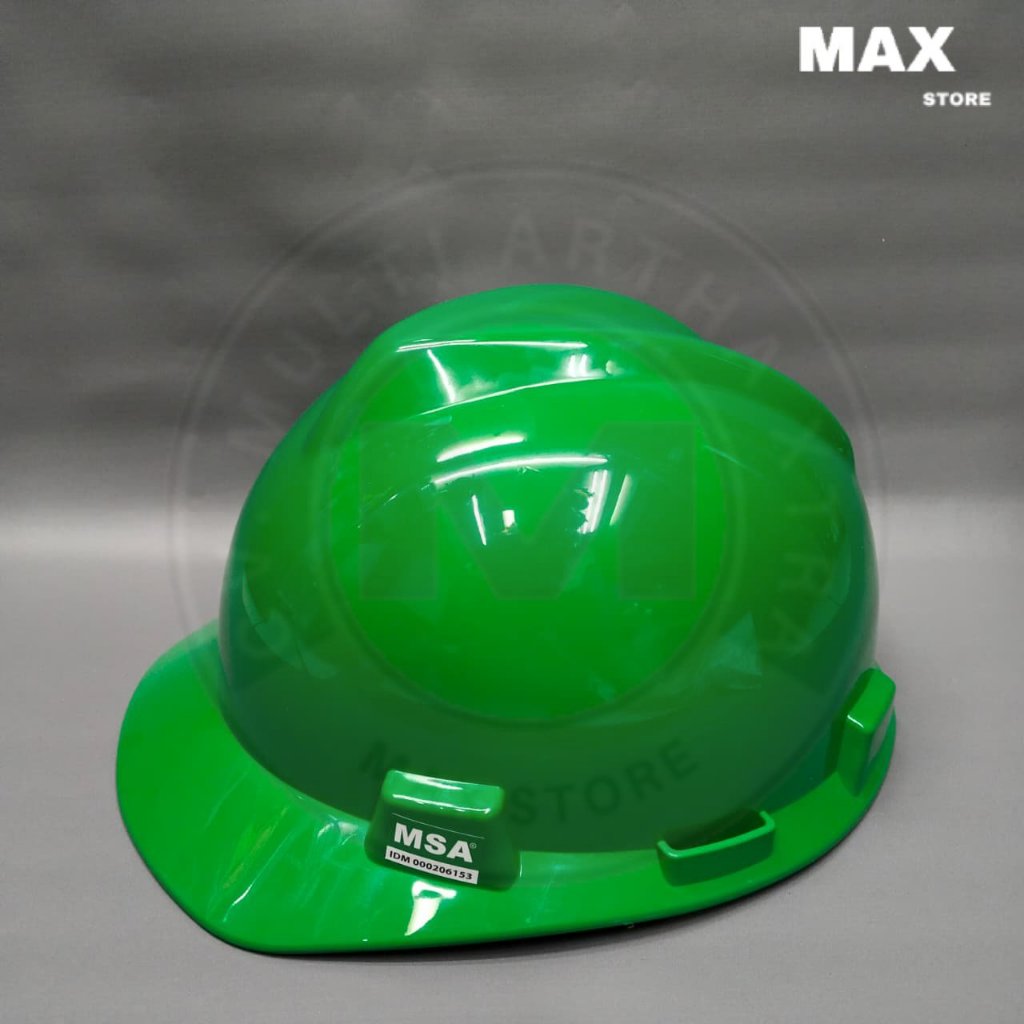 หมวกนิรภัย HIJAU MSA พร้อมหมวกนิรภัยสําหรับทํางานโครงการ Fastrack MSA + Fastrack Green - SNI