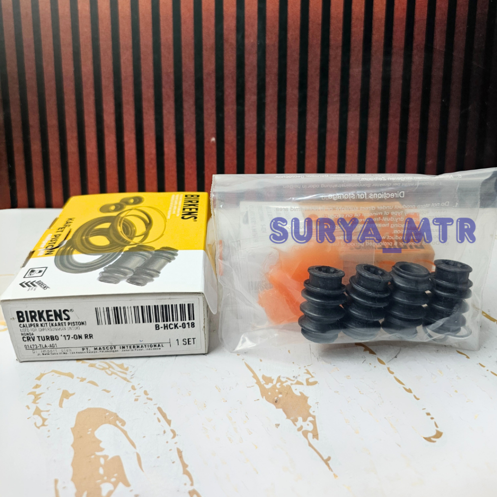 CALIPER CALIPER KIT REPAIRKIT เบรคด้านหลัง HONDA CRV TURBO 17-ON BIRKENS B-HCK-018