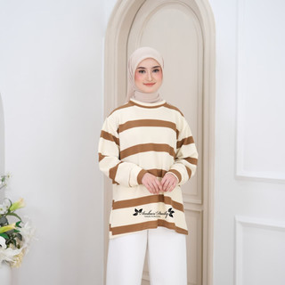 Ambari -  KILLA BLOUSE KNIT MOTIF PREMIUM OVERSIZE ATASAN WANITA MUSLIM DEWASA TERBARU 2025