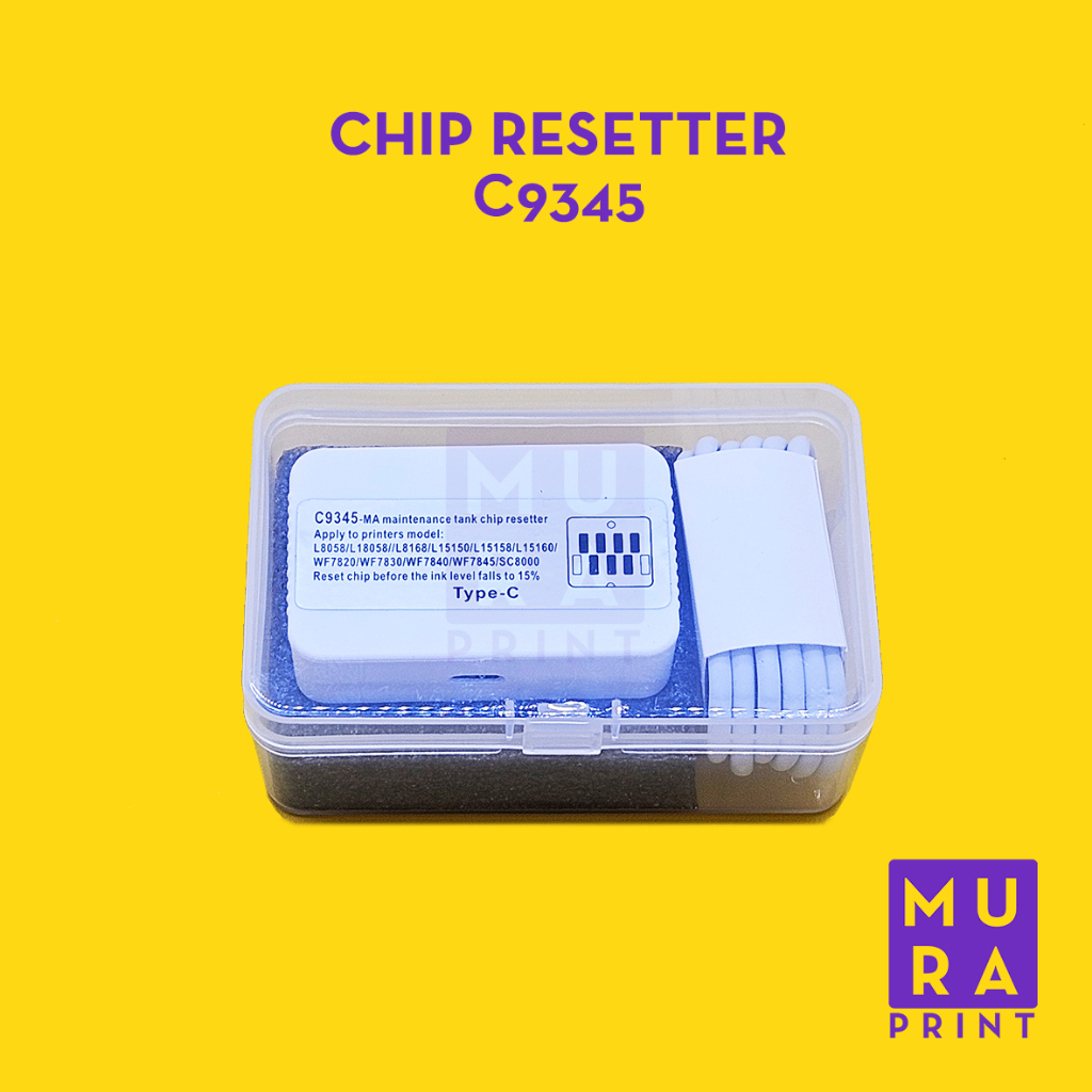 กล่องบํารุงรักษาชิปรีเซ็ต C9345 - Epson L8050 L18050 L15150 L15160 M15150 L6550 ตัวรีเซ็ตท่อระบายน้ํ
