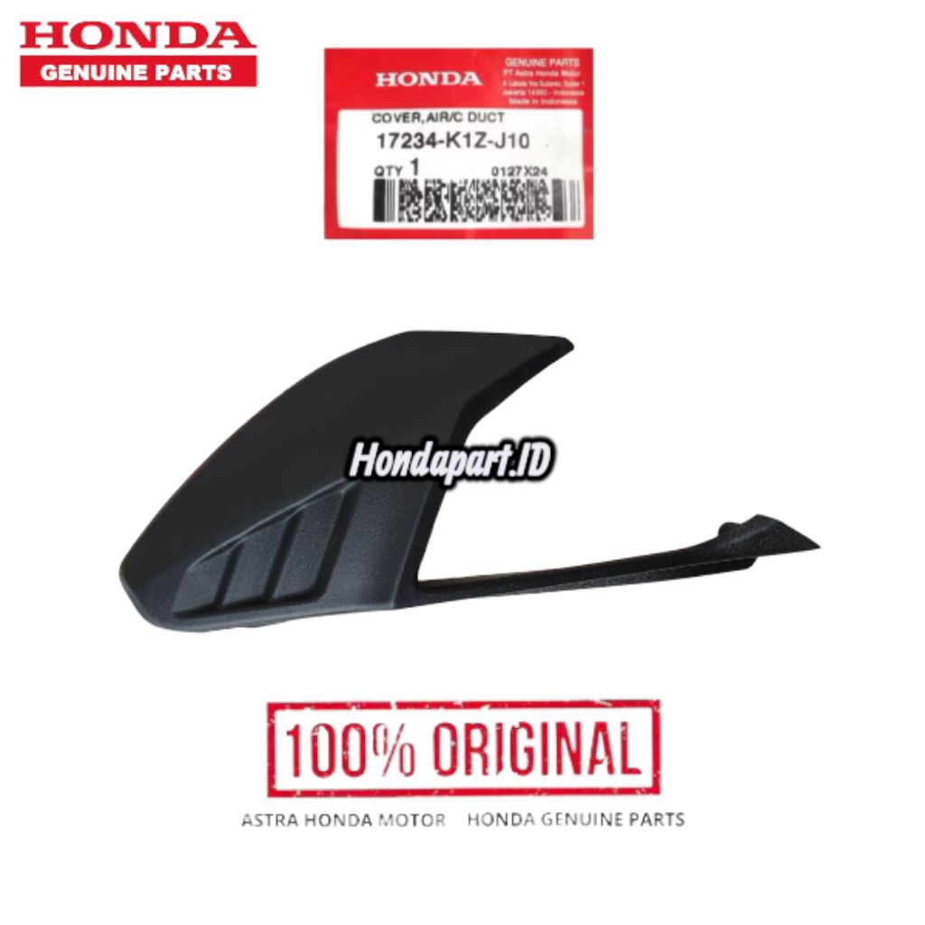17234-K1Z-J10 ฝาครอบ Air C Duct Cover Filter กรองอากาศ ADV 160 PCX 160 Stylo 160 Vario 160 Original 