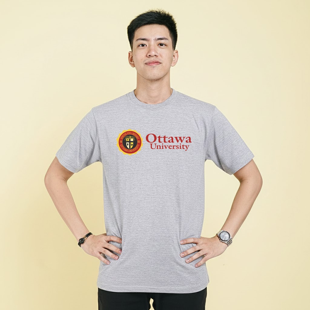 เสื้อยืด Ottawa University Kansas เสื้อยืด Unisex Distro Clothing แขนสั้นและแขนยาว