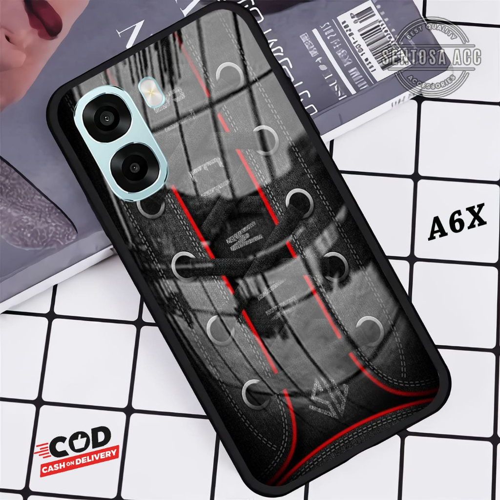 HP Sentosa_case - เคสโทรศัพท์กระจกสําหรับ Oppo A6X 4G/5G [ S97 ].