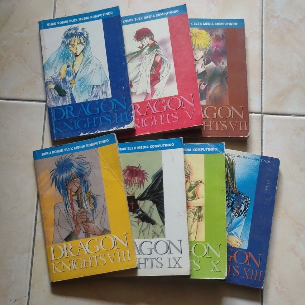 ELEX MEDIA COMIC "DRAGON KNIGHTS" NUMBER: 3,5,7,8,9,10,13 BY: MINKO OHKAMI