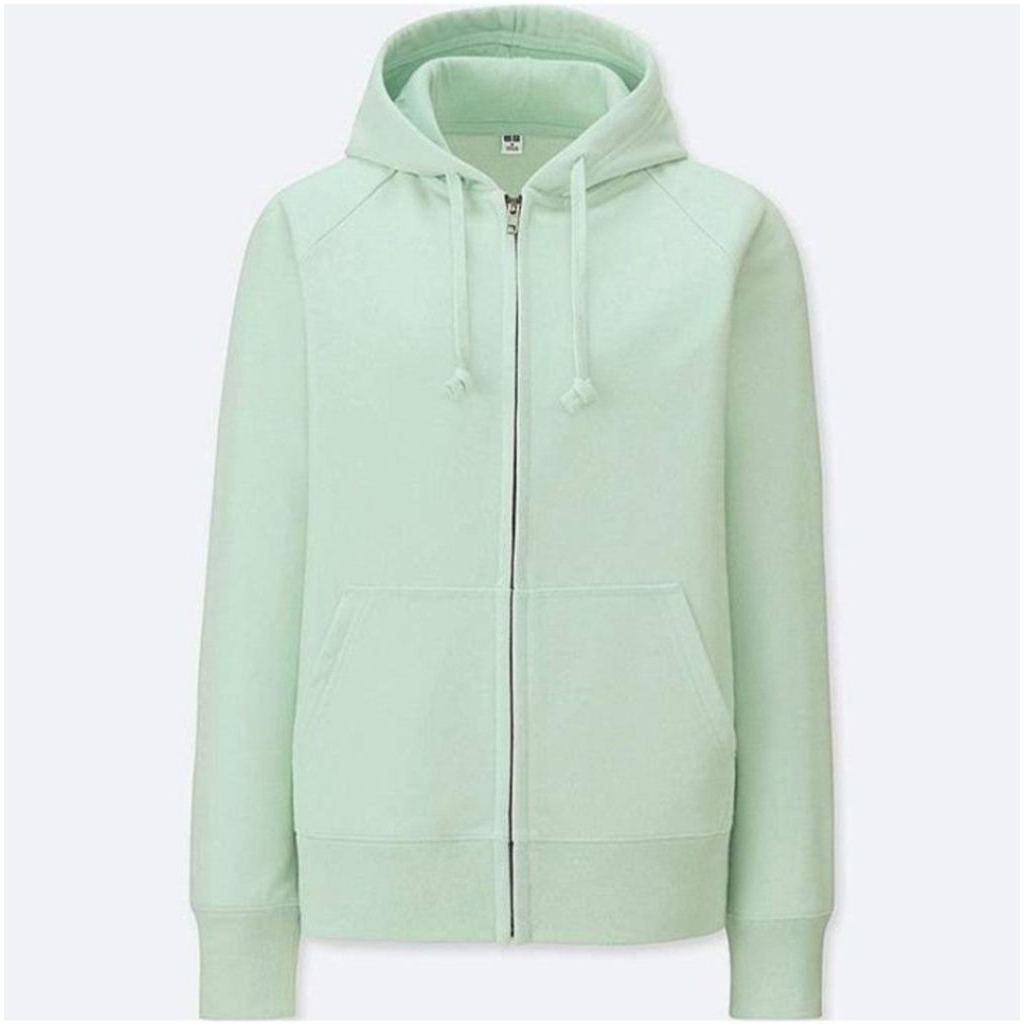 UNIQLO HOODIE ZIPPER IN MINT