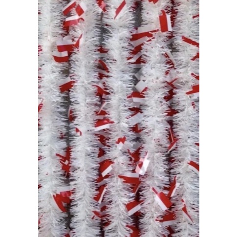 MERAH 1783 YU-YI ตกแต่ง Premium Original Slinger ธงสีแดงและสีขาว (7 ซม./2 ม.) | AUGUST 17 DECORTATIO