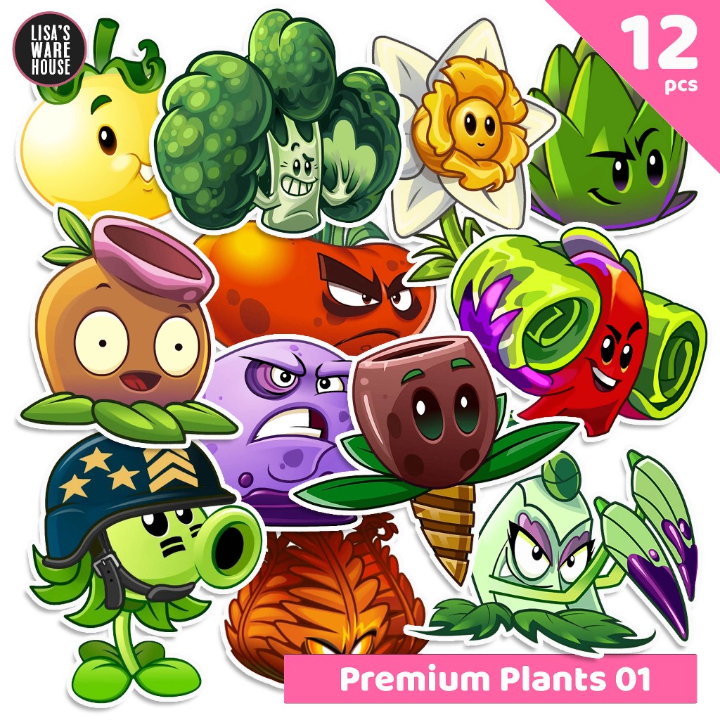 Plants Vs Zombies 2 Premium Plants Edition เล่ม 01-04