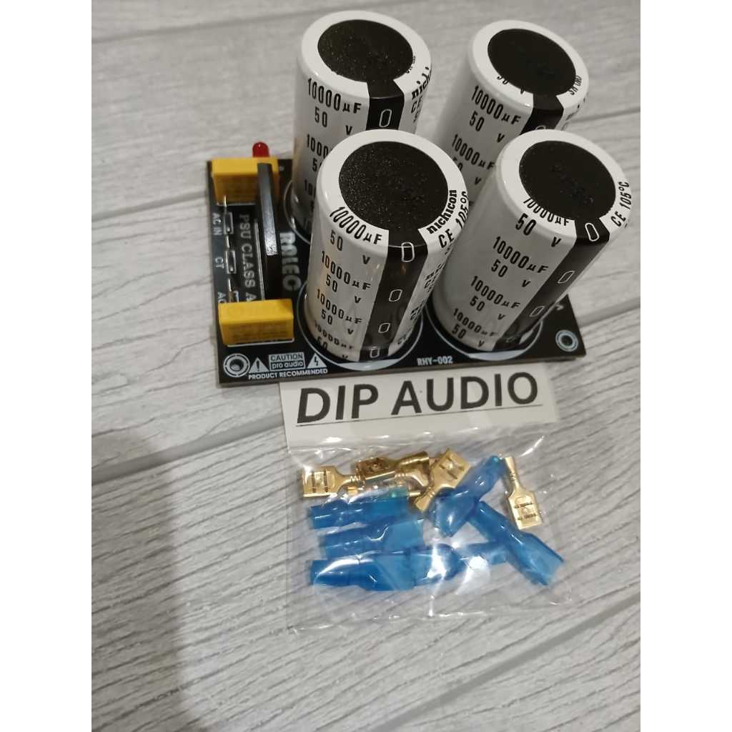 KIT PSU 4 ELCO + ELCO NICHICON WHITE 10000UF 50V