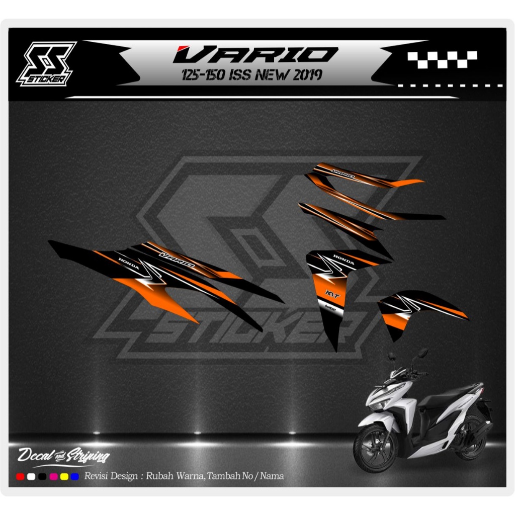 สติ๊กเกอร์ STRIPING VARIO 125 - 150 ISS DESIGN 09