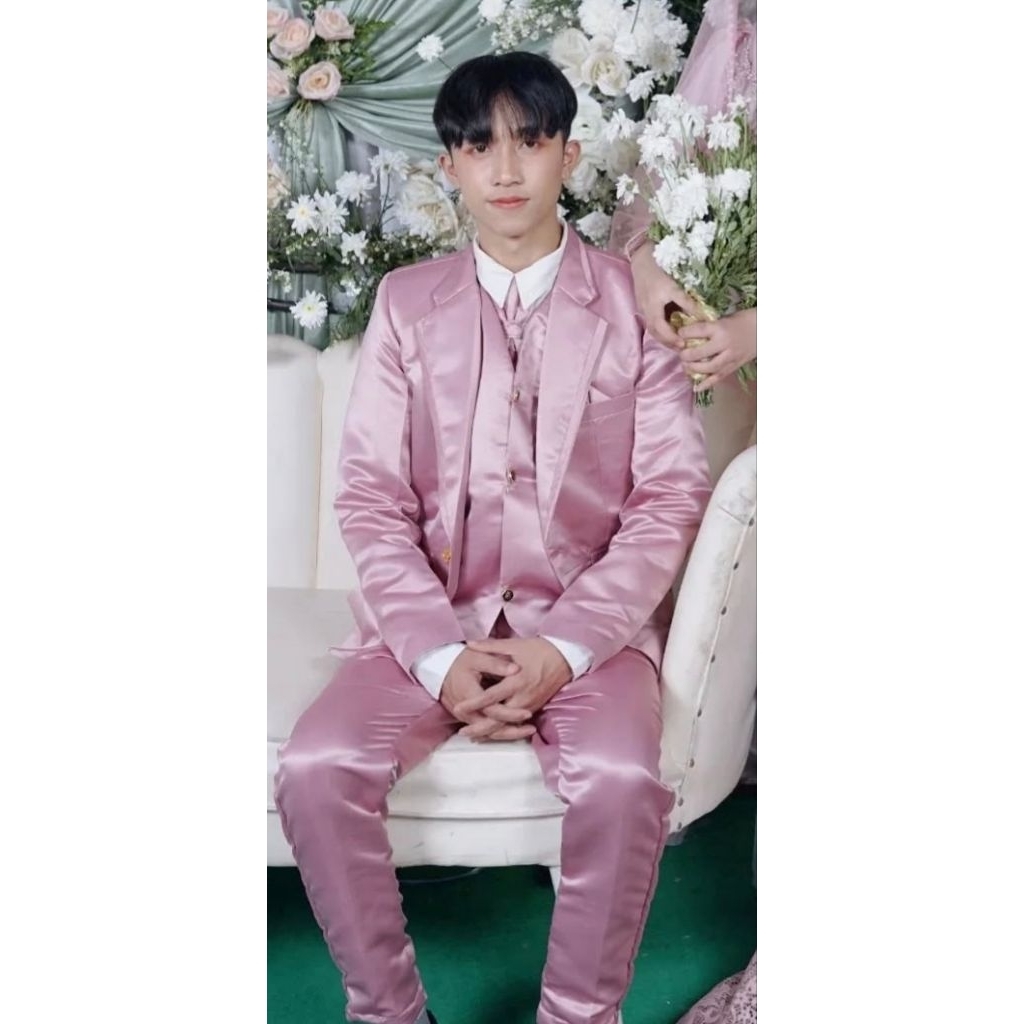 PINK/ROSEGOLD ชุด VEST สําหรับผู้ชาย