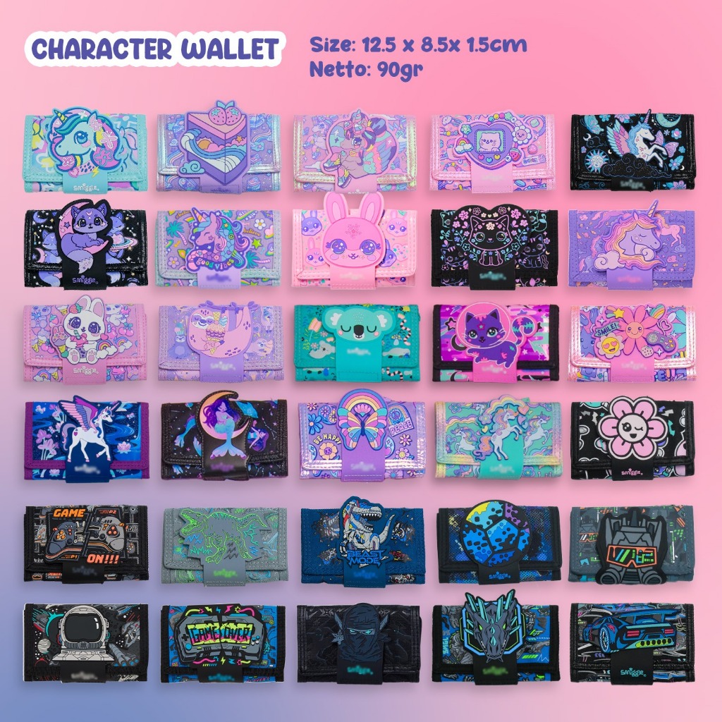 HEY CHARACTERS WALLETS/CHILDRENS WALLETS
