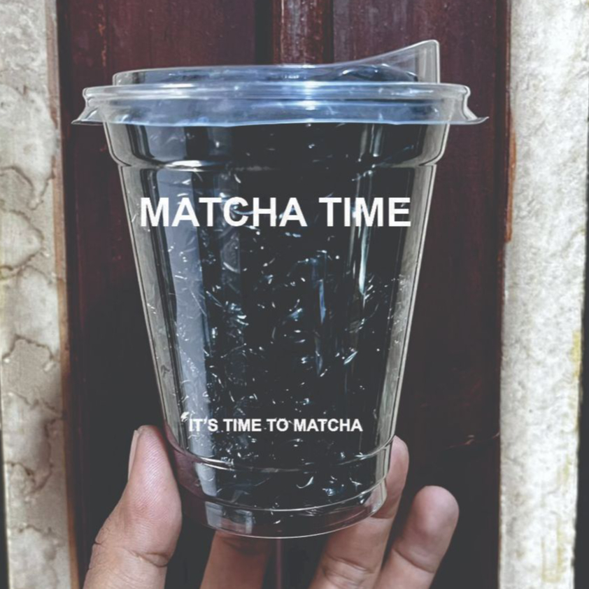 MATCHA TAME PET MOTIF CUP 12 OZ FLAT 11 GRAM 1 SLOP CONTAINS 50 ชิ้น