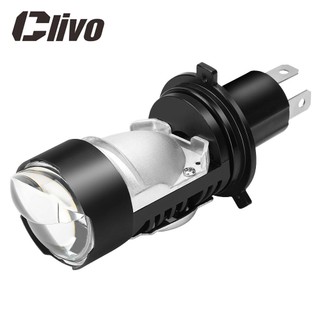 Clivo - Biled Projector Lampu Utama 60W 10000LM H4 Projector DC 9-85V Dengan Kipas Pendingin Full Aluminium