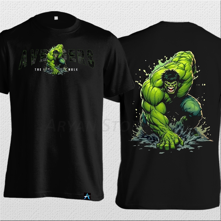 Hulk Incredible HER-43 เสื้อยืดซูเปอร์ฮีโร่ Premium Combed 24s วัสดุ