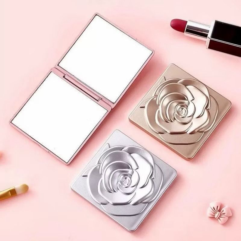 MINI FOLDING MAKEUP MIRROR / SMALL PORTABLE SQUARE MAKEUP MIRROR