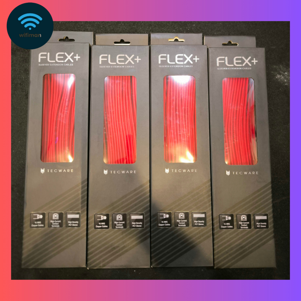 TECWARE Flex PSU Sleeved Extension Cables Set