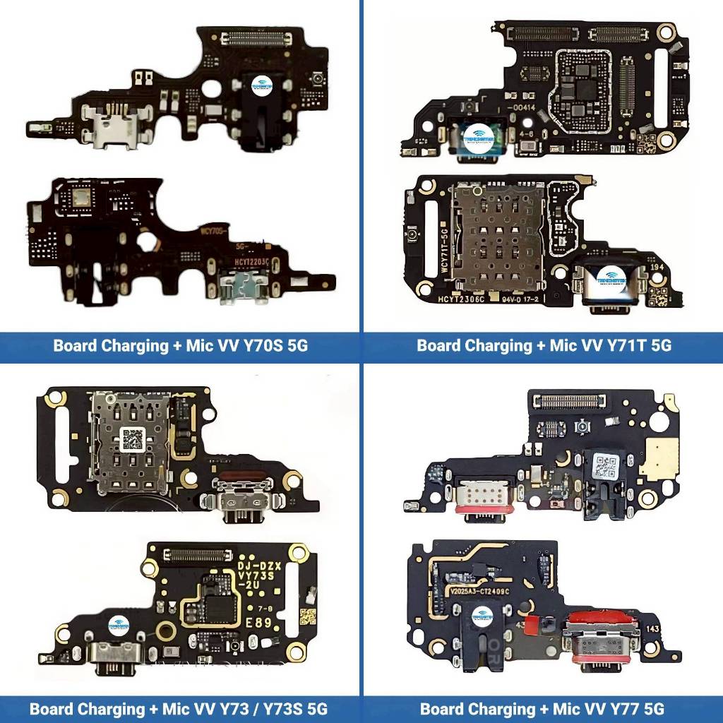 แท่นชาร์จ + แท่นชาร์จ + ไมค์ Vivo Y70S 5G - Y71T 5G - Y73 - Y73S 5G - Y77 5G