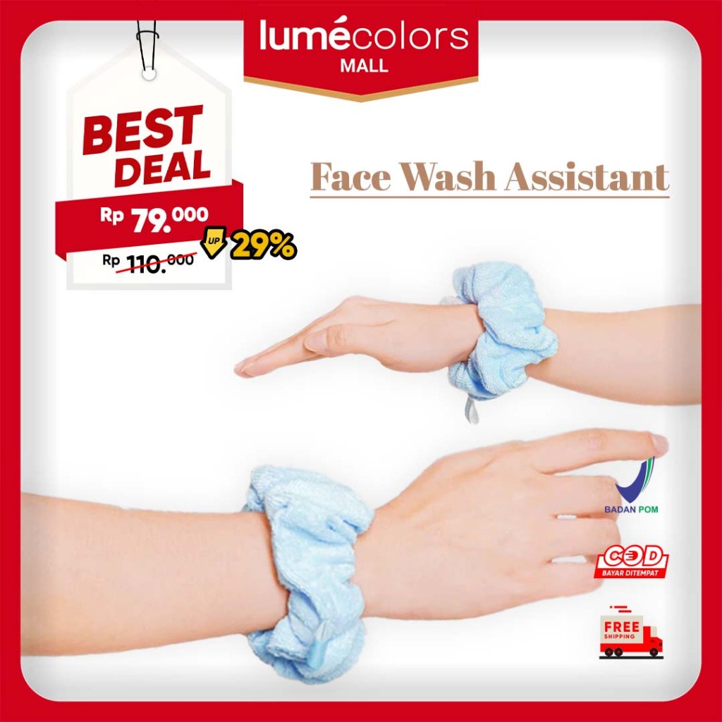 Lume Wash Assistant Face Wash Hand Hancuk Facial Wash