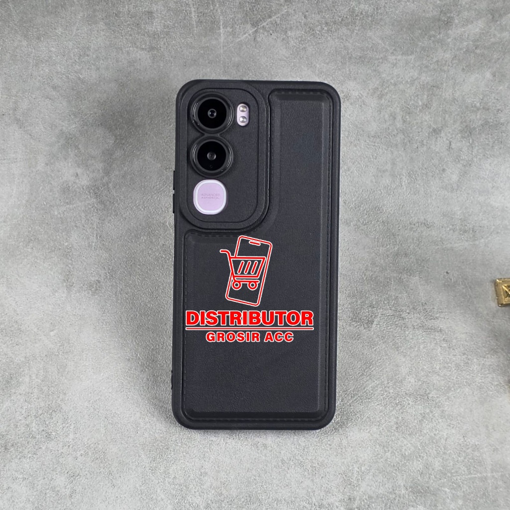 VIVO Y21D CASE LEATHER PRO CASE สีดํา VIVO Y21D