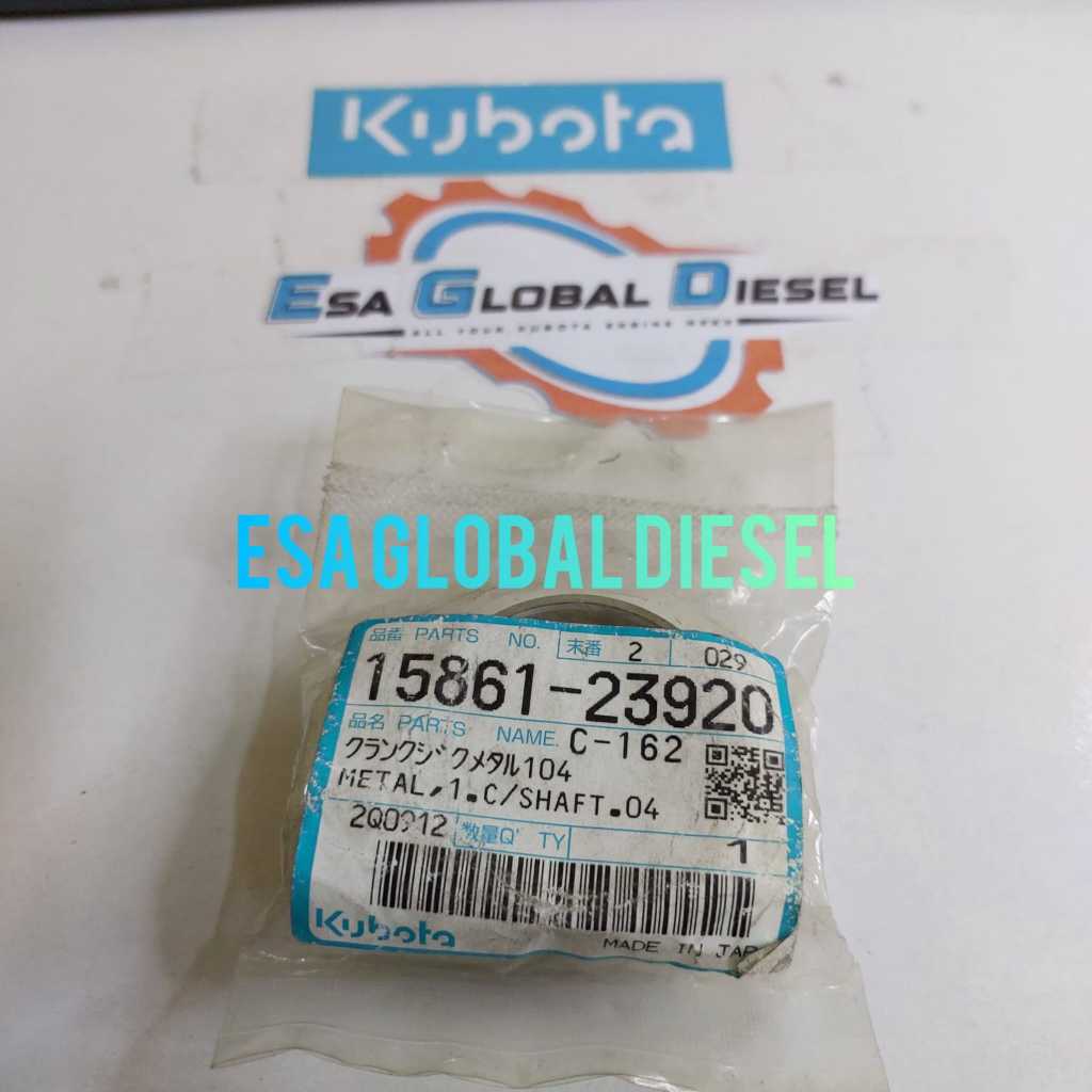 METAL C/SHAFT 1 0.4 KUBOTA D722, Z402, Z482 15861-23920