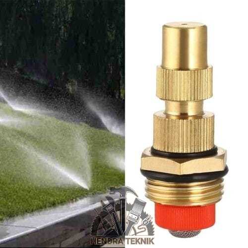 1 หลุม 1/2" BRASS MIST SPRAYER IRRIGATION SPRAY STRAIGHT SPRAYER STRAIGHT NOZZLE MIST NOZZLE ประเภท 