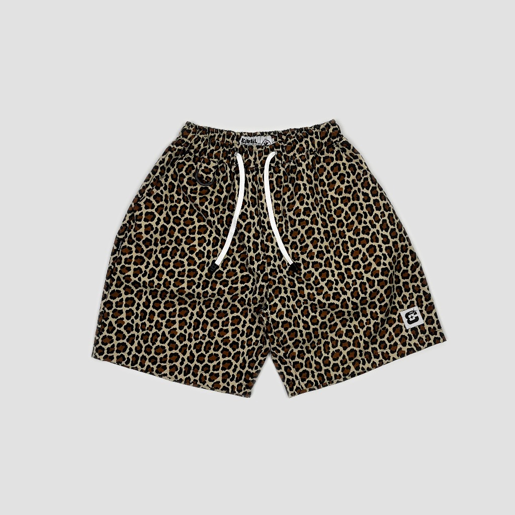 EMEFDI SHORTPANT รหัส TREGREE BROWN - BOARDSHORT LEOPARD BOXER SHORTS