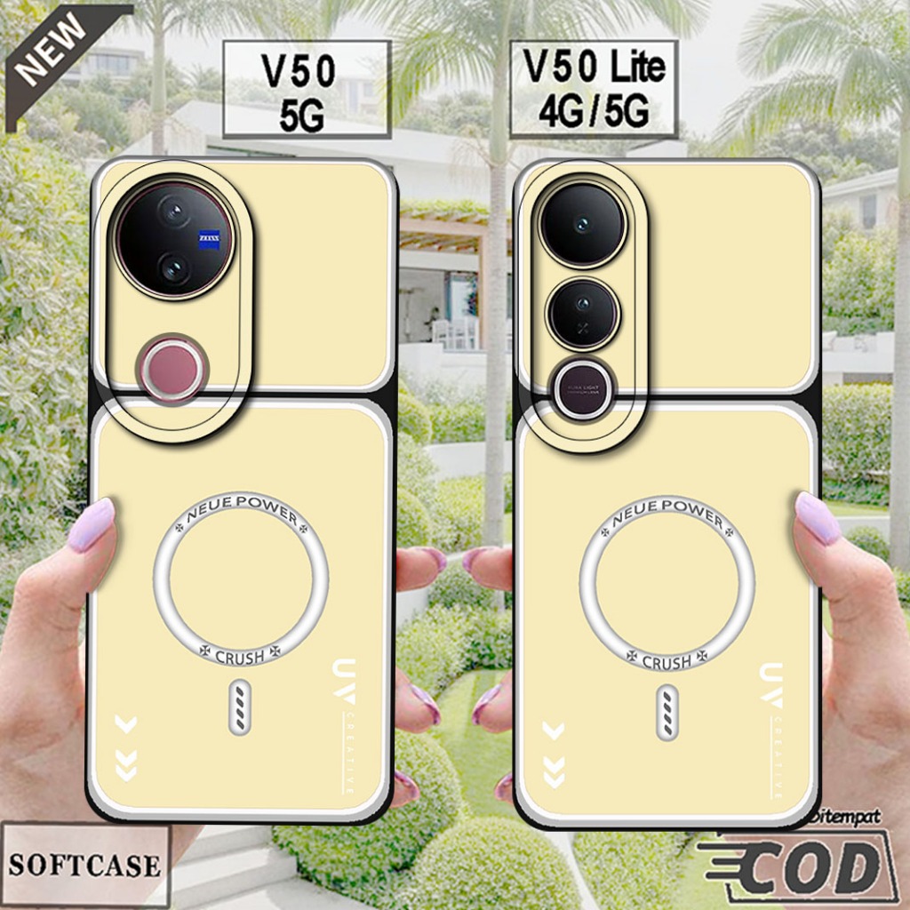 เคส VIVO V50 5G 2025 - เคส VIVO V50 LITE 4G / 5G 2025 _ เคสซิลิโคนสีดํายืดหยุ่น