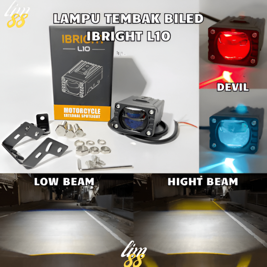 IBRIGHT L10, L9 Mini Bild Blue Lens Spotlight