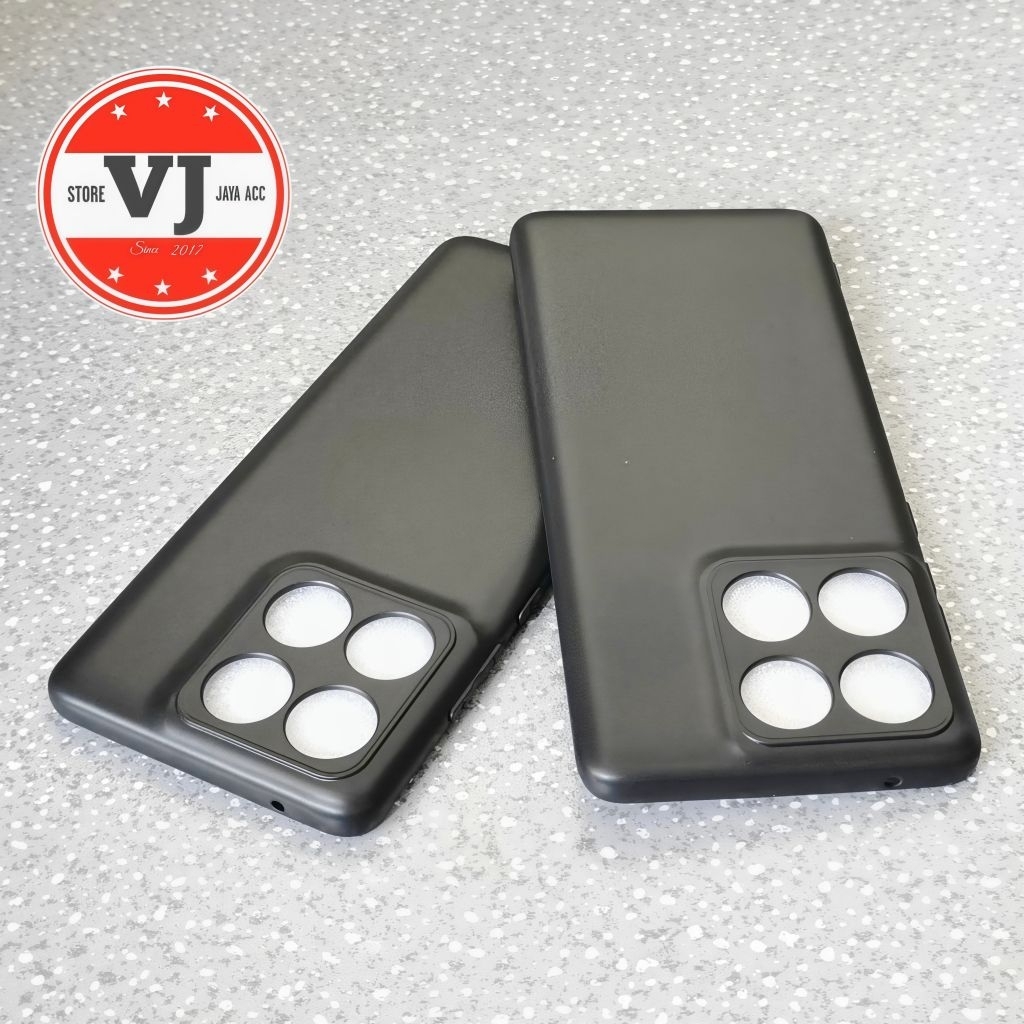 Softcase Moto G86 Power Case ซิลิโคน TPU สีดํา Matte G86power