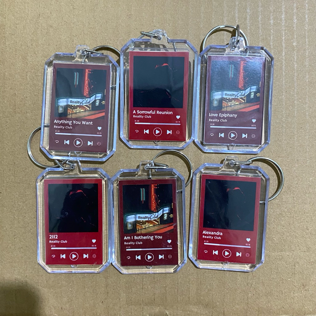 พวงกุญแจคลับ Reality GANTUNGAN | พวงกุญแจคลับจริง Spotify Code Reality Club พวงกุญแจอะคริลิค