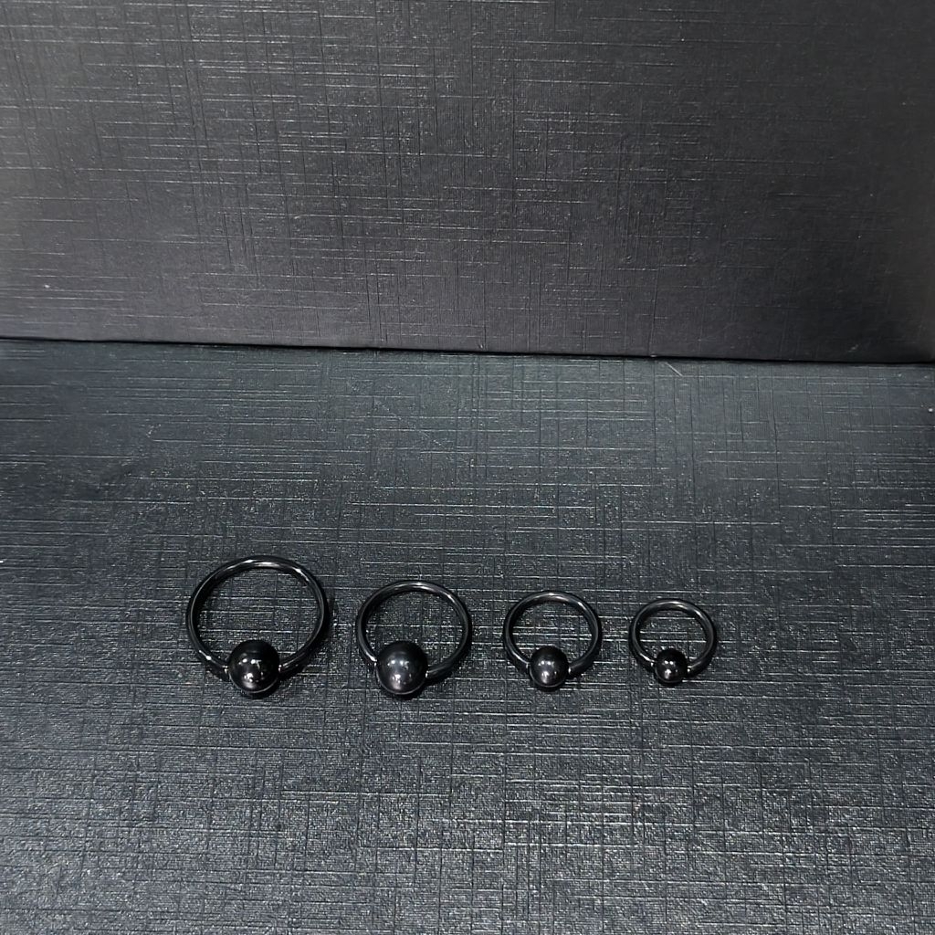 TITANIUM RINGBALL EARRINGS / EAR PIERCING / TITANIUM SE EARRINGS / TITANIUM EAR EARRINGS / TITANIUMB