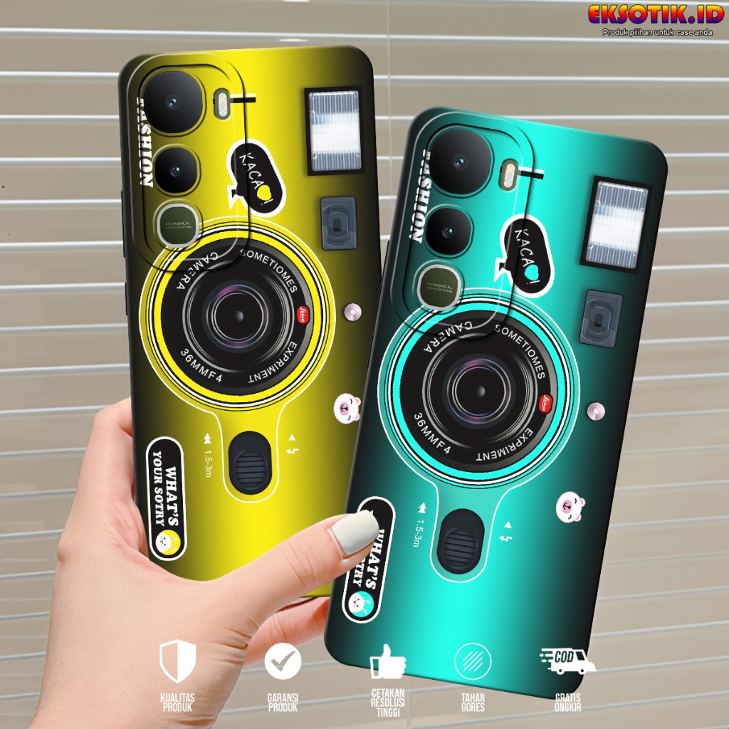 เคส VIVO Y400 - เคสโทรศัพท์ VIVO Y400 - เคสแฟชั่นล่าสุด - VIVO Y400 Silicone - Cool Cute Motif - เคส