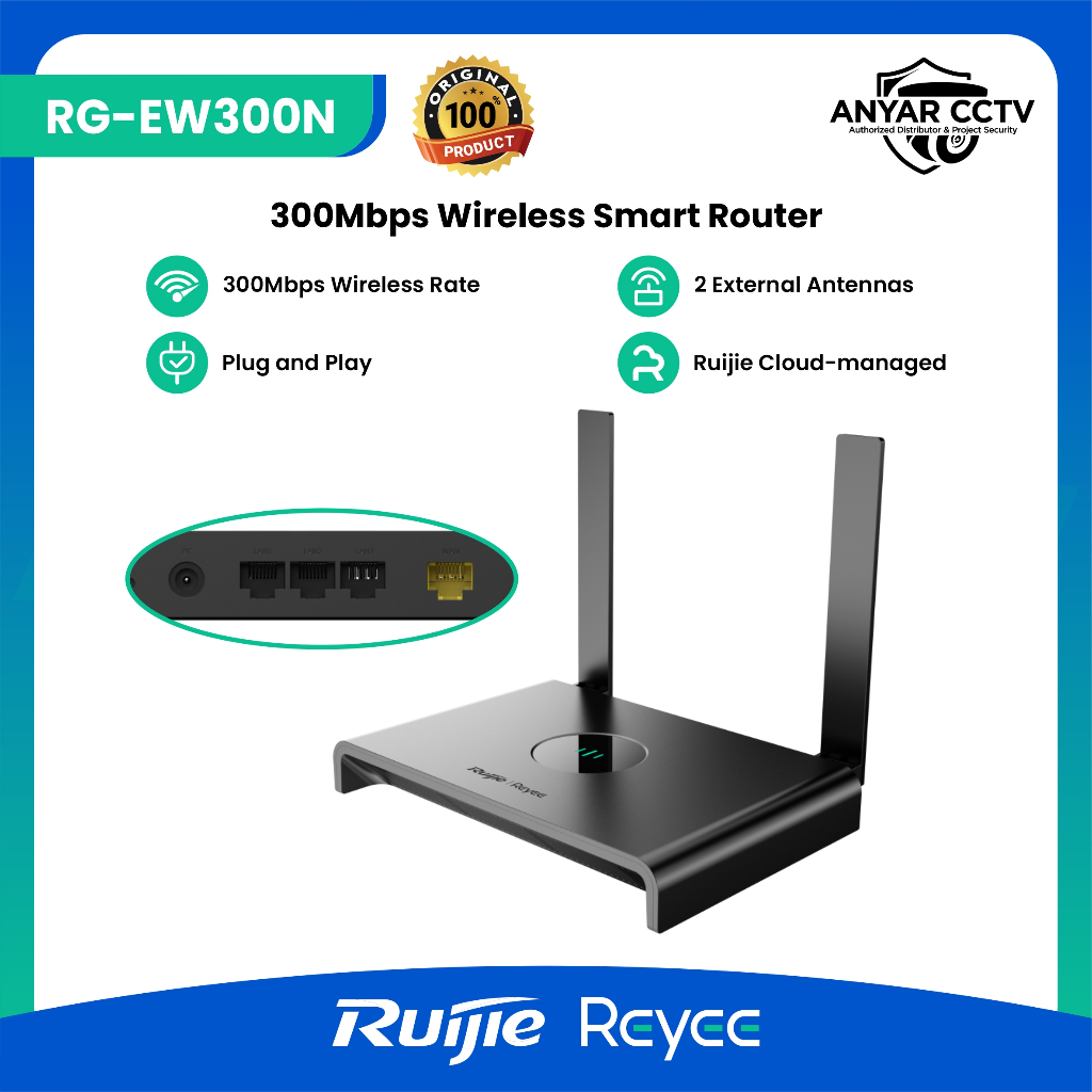 Ruijie RG-EW300N 300Mbps เราเตอร์ไร้สายอัจฉริยะ