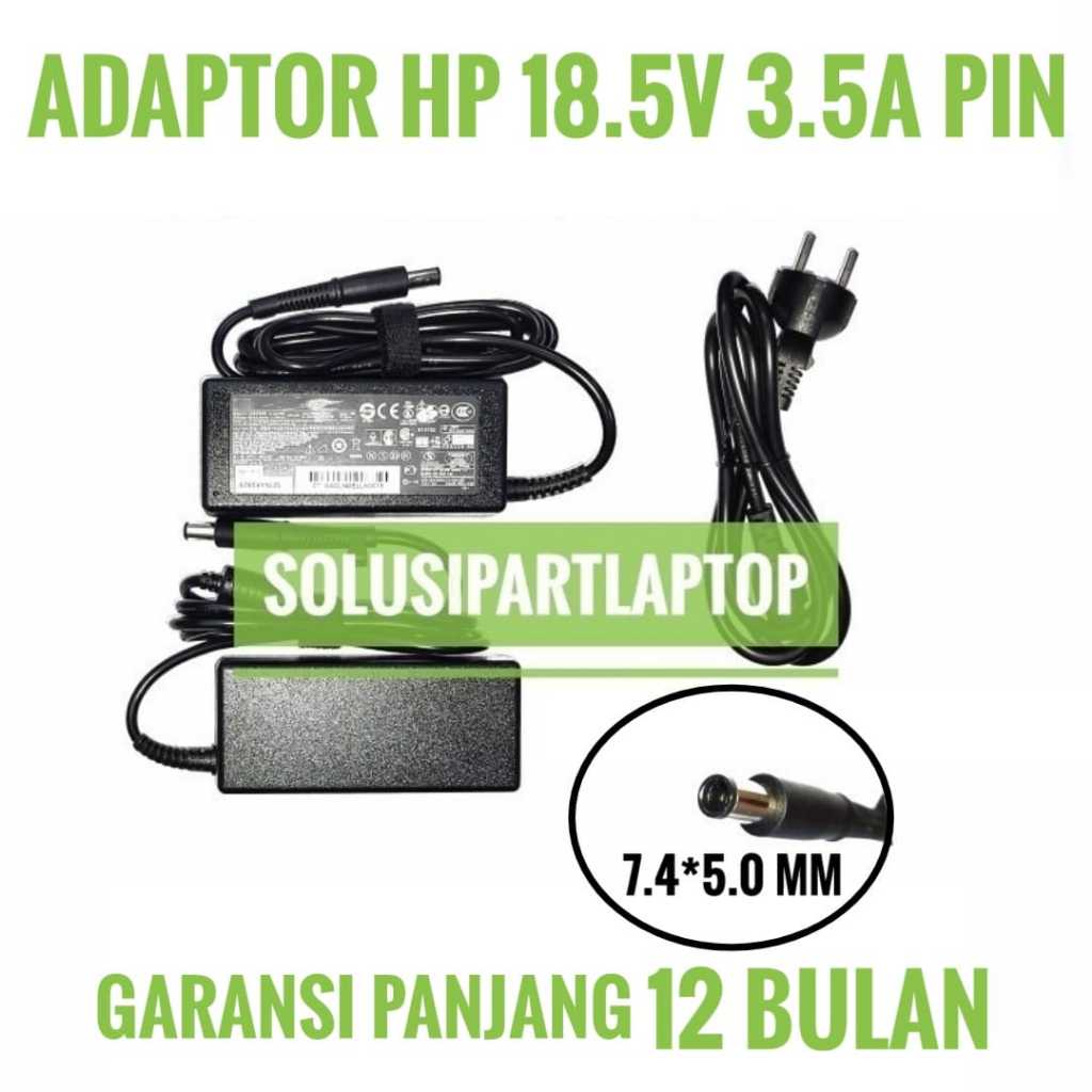 รับประกัน 1 ปี - อะแดปเตอร์ HP Compaq ของแท้ 18.5v - 3.5A PIN CENTRAL 7.4x5.0mm