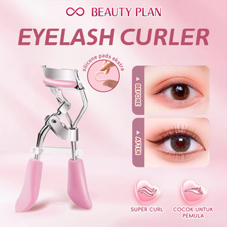 BEAUTY PLAN Penjepit Bulu Mata Stainless Steel Lentik Alami Portabel Makeup Tool