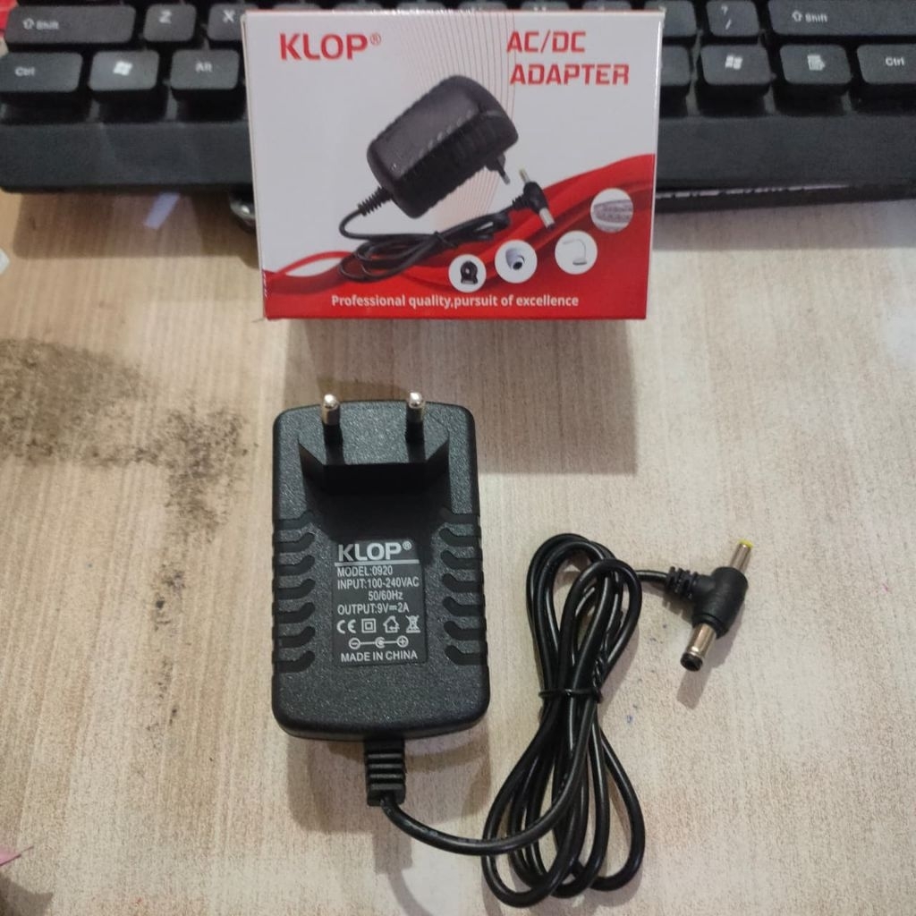 9v 2a JACK T KLOP ADAPTER