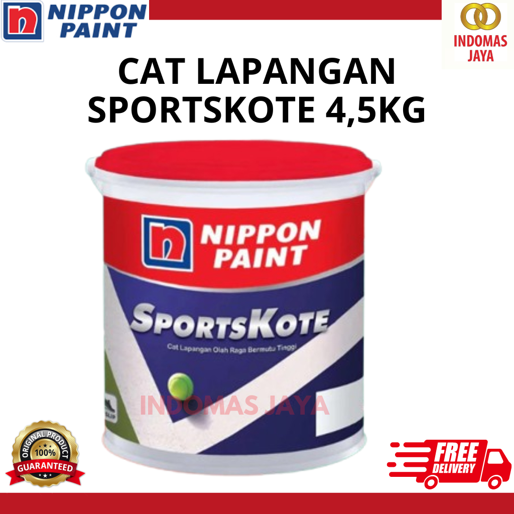 SPORTSKOTE 4.5KG FIELD PAINT (FLOR PAINT) NIPPON PAINT ROAD MARK PAINT COLOR OPTIONS