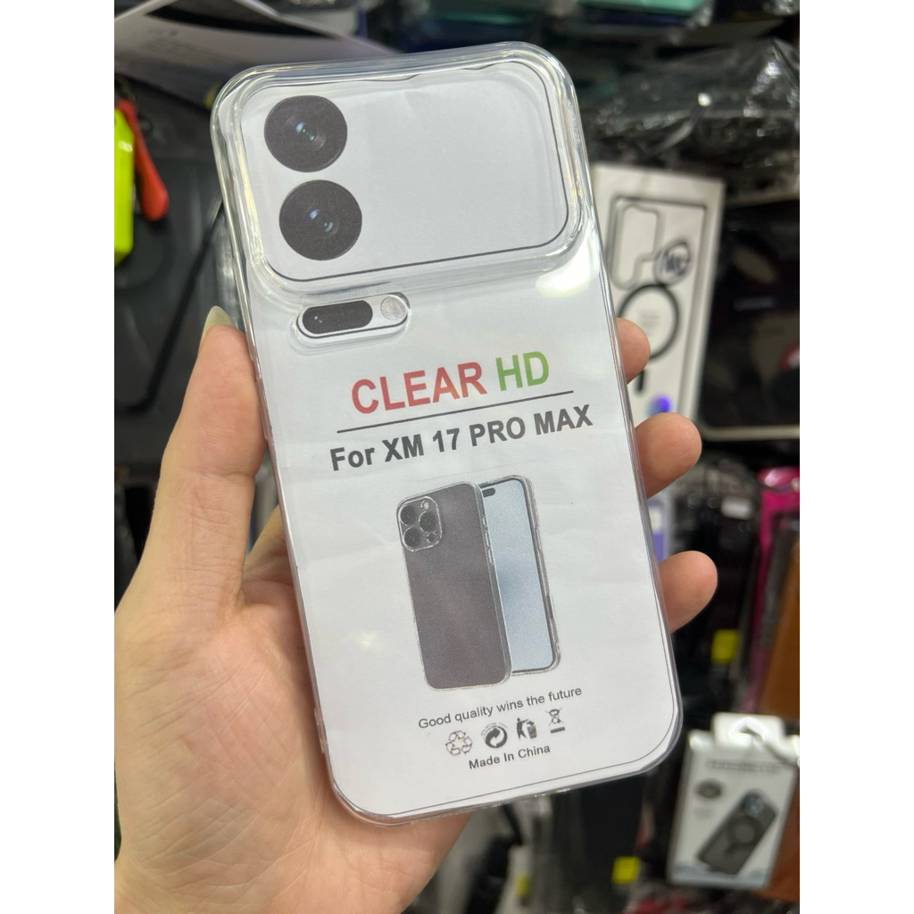 XIAOMI - Mi17PROMAX / Mi 17 PRO MAX - CLEAR HD CASE 2.0MM (CLEAR TRANSPARENT)
