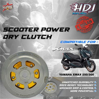Dry Clutch HDJ RACING MIRIP REVENO DUCATI pully Yamaha XMax X-max Triple Clutch krincing made in china | Garansi 6 Bulan
