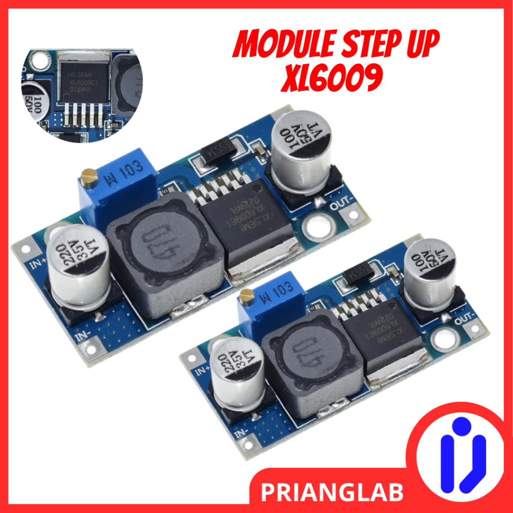 XL6009 DC-DC Step Up Boost Converter 4A Booster โมดูล Step Up โมดูล XL6009 โมดูลควบคุมแรงดันไฟฟ้า